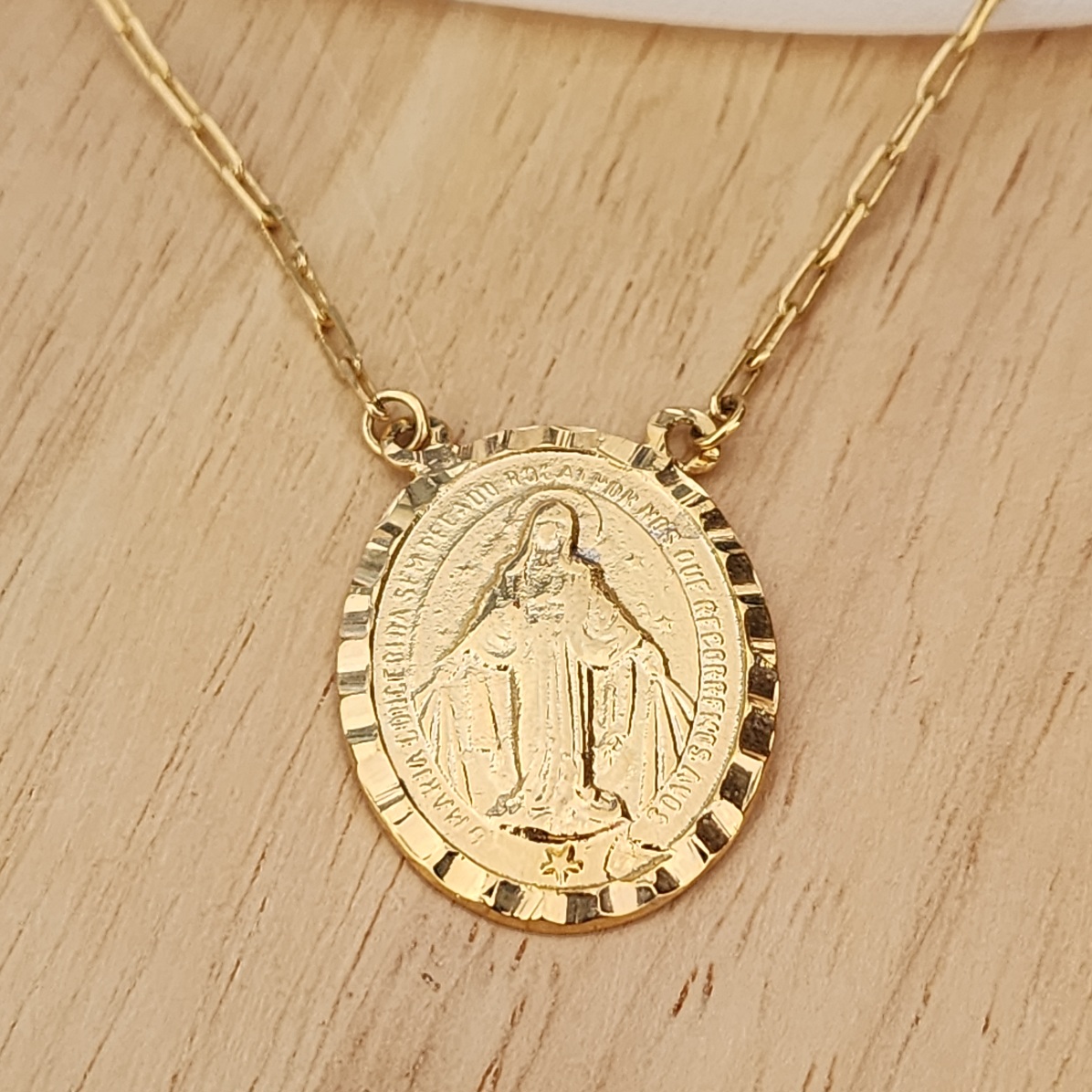 COLAR PINGENTE NOSSA SENHORA DAS GRAÇAS