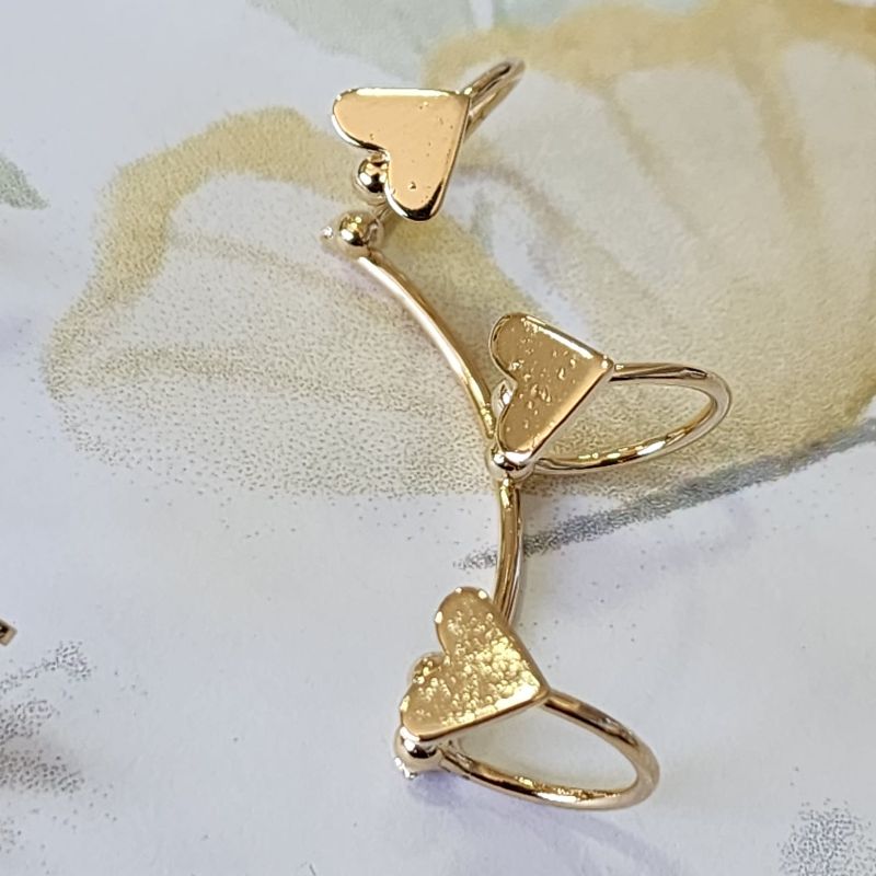 PIERCING FAKE TRÊS CORAÇÕES
