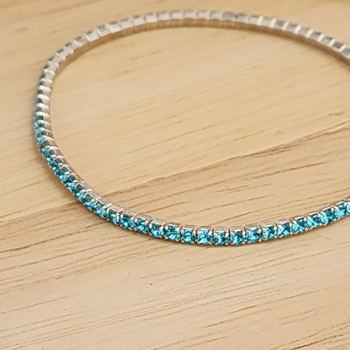 PULSEIRAS ZIRCÔNIAS AZUL CLARO