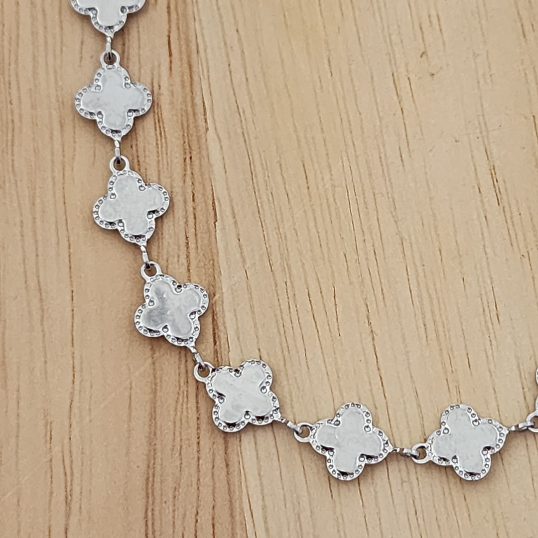 COLAR AÇO TREVOS 45+5CM