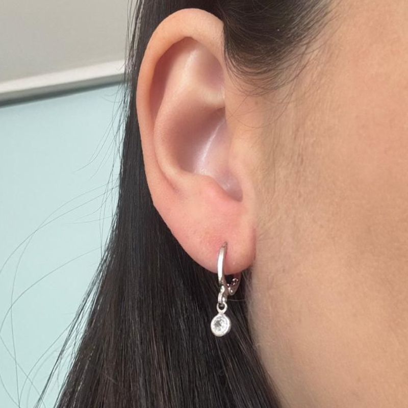 ARGOLA CLIC PONTO DE LUZ P