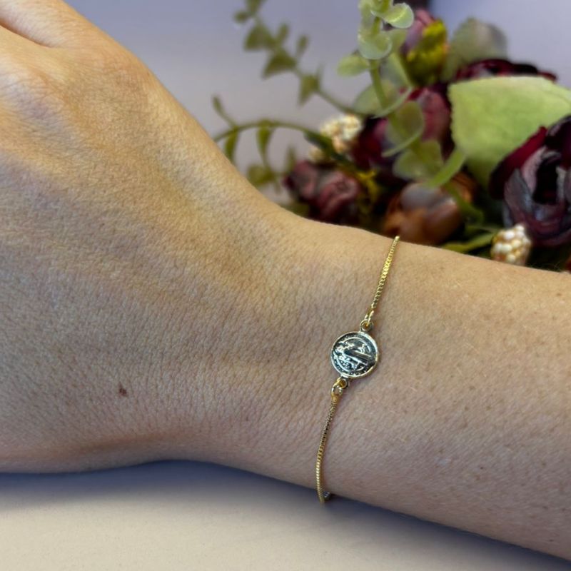 PULSEIRA MEDALHA SÃO BENTO MINI
