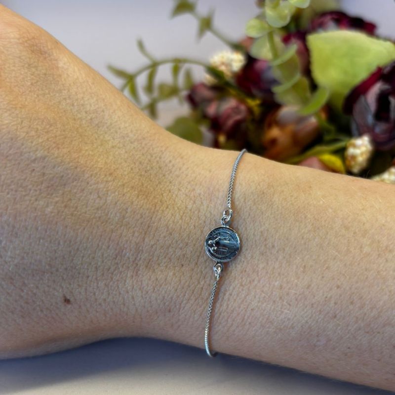 PULSEIRA MEDALHA SÃO BENTO MINI