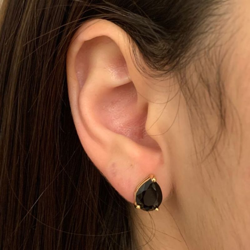 BRINCO GOTA PRETA BRINCO GOTA PRETA