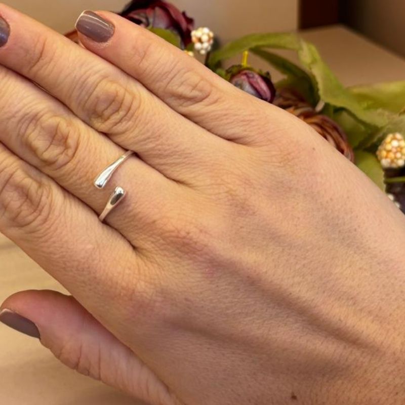 ANEL GOTA AJUSTÁVEL LISO