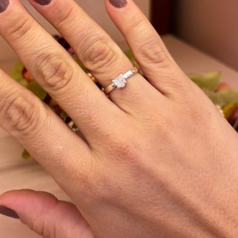 ANEL SOLITÁRIO CORAÇÃO ANEL SOLITÁRIO CORAÇÃO