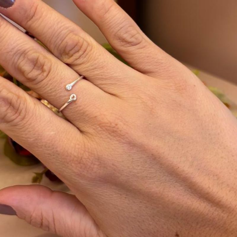 ANEL REGULÁVEL CORAÇÃO E 1 ZIRCÔNIA