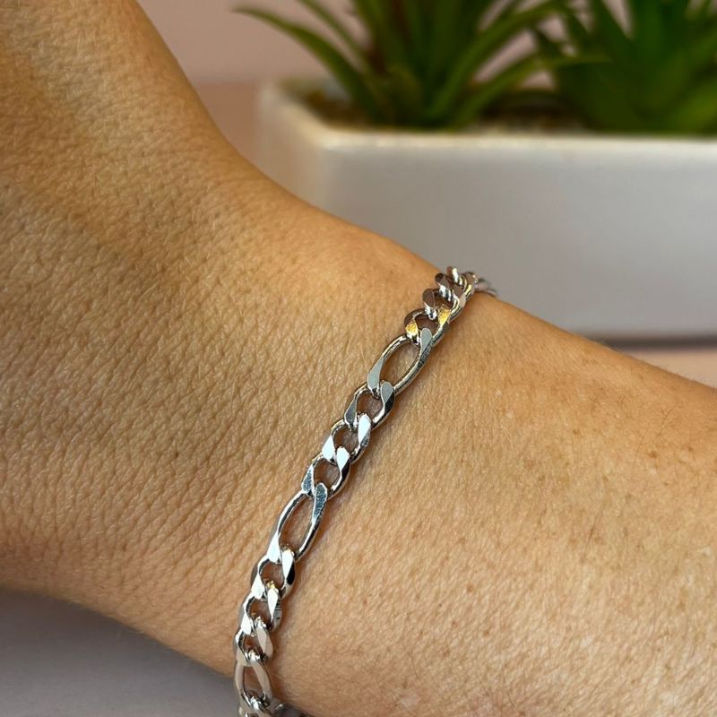 PULSEIRA MASCULINA ELOS FÍGARO 3X1