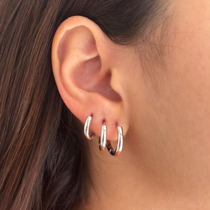 ARGOLA TRIO LISO REDONDO