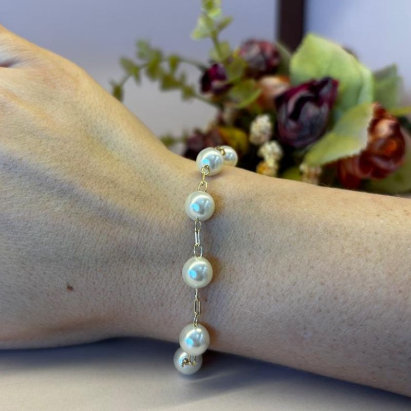 PULSEIRA PÉROLA 8MM