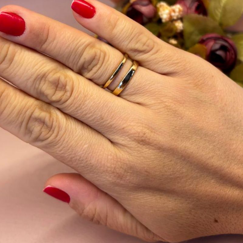 ANEL DUPLO LISO REGULÁVEL