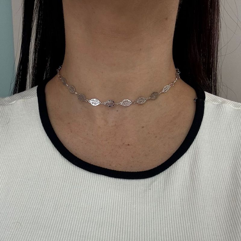 COLAR CHOCKER FOLHA