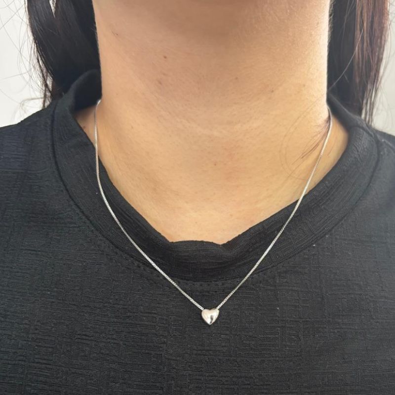 COLAR CORAÇÃO LISO