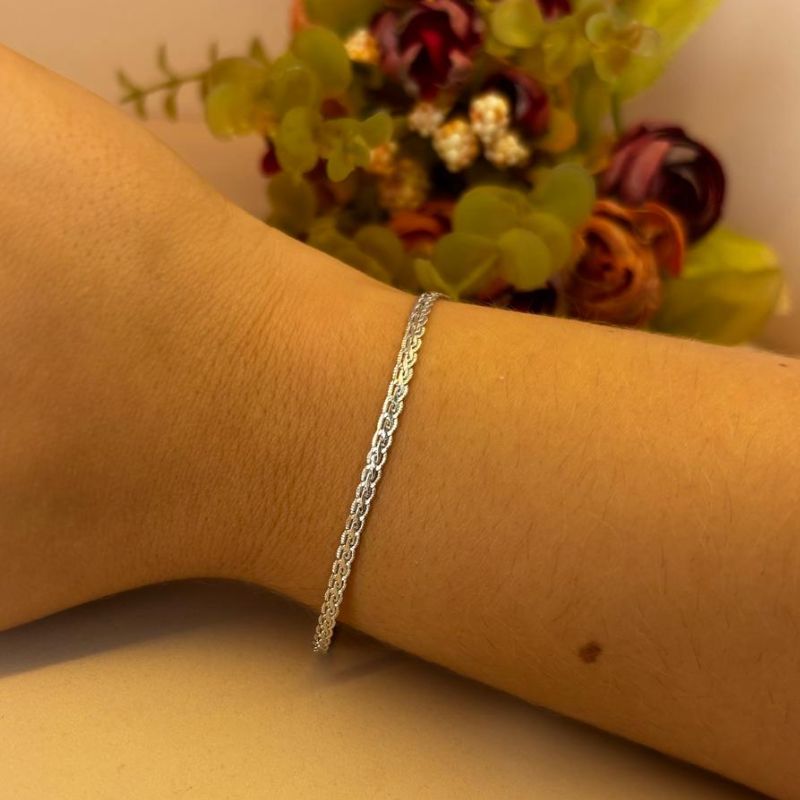 PULSEIRA TRANÇADA MASCULINA