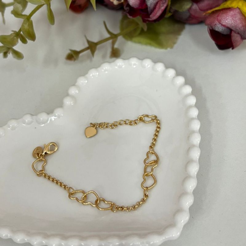 PULSEIRA INFANTIL CORAÇÕES