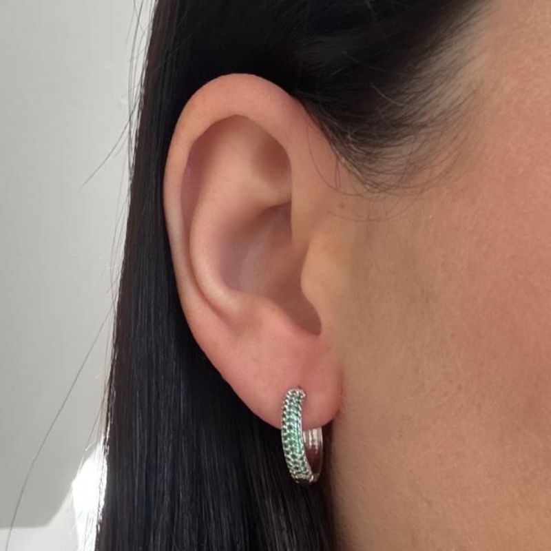 ARGOLA MÉDIA CRAVEJADA