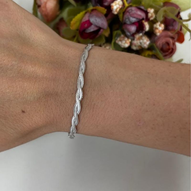 PULSEIRA TRANÇADA 2 FIOS