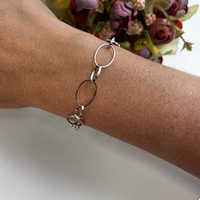 PULSEIRA ELOS OVAIS 2 TAMANHOS