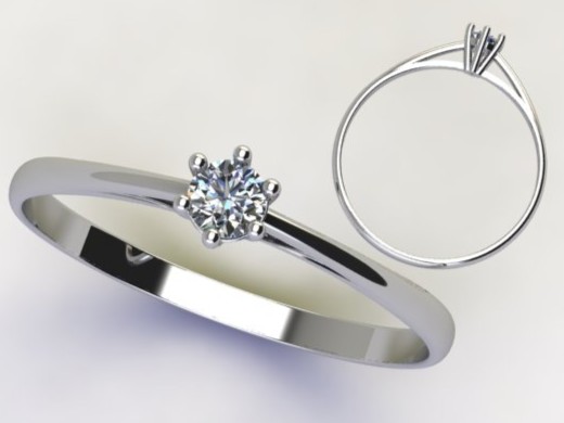 ANEL SOLITÁRIO C/ ZIRC. 3MM CRISTAL