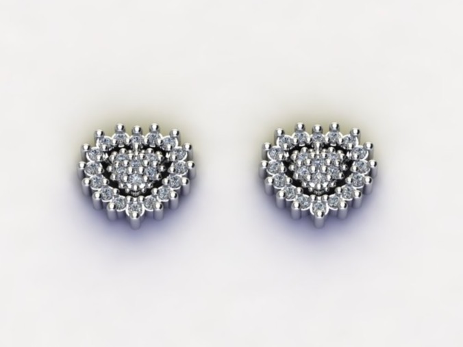 BRINCO CORAÇÃO C/ ZIRC. CRISTAL