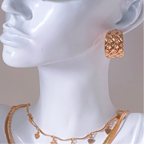 Brinco Argola C Trabalhada