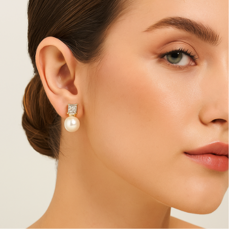 Brinco Clássico de Pérola