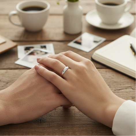 Aliança Lisa Aro 18 Aço á prova d'agua