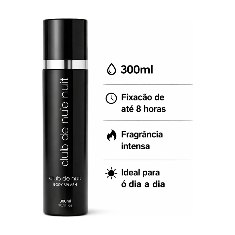 Body Splash Árabe Masculino Várias Fragrâncias