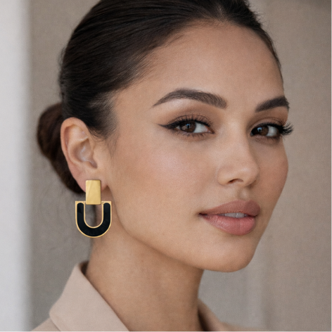 Brinco Á Prova D'Agua Elegance Preto