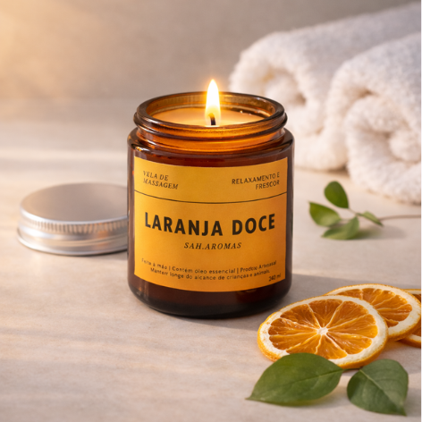 Vela de Massagem Sah Aroma