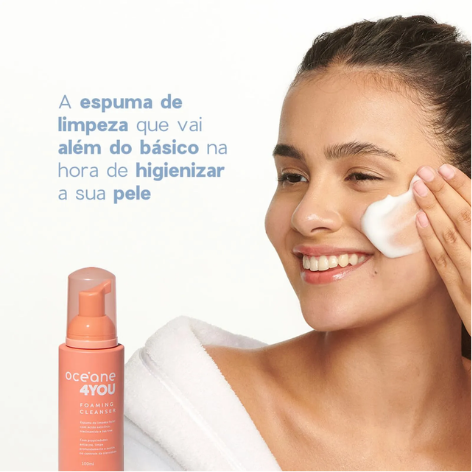 Espuma de Limpeza Facial Mista á Oleosa 4you
