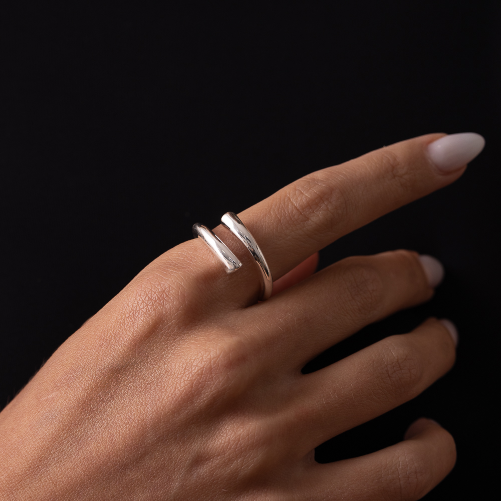 ANEL LISO REGULAGEM BANHO PRATA ANEL LISO REGULAGEM BANHO PRATA