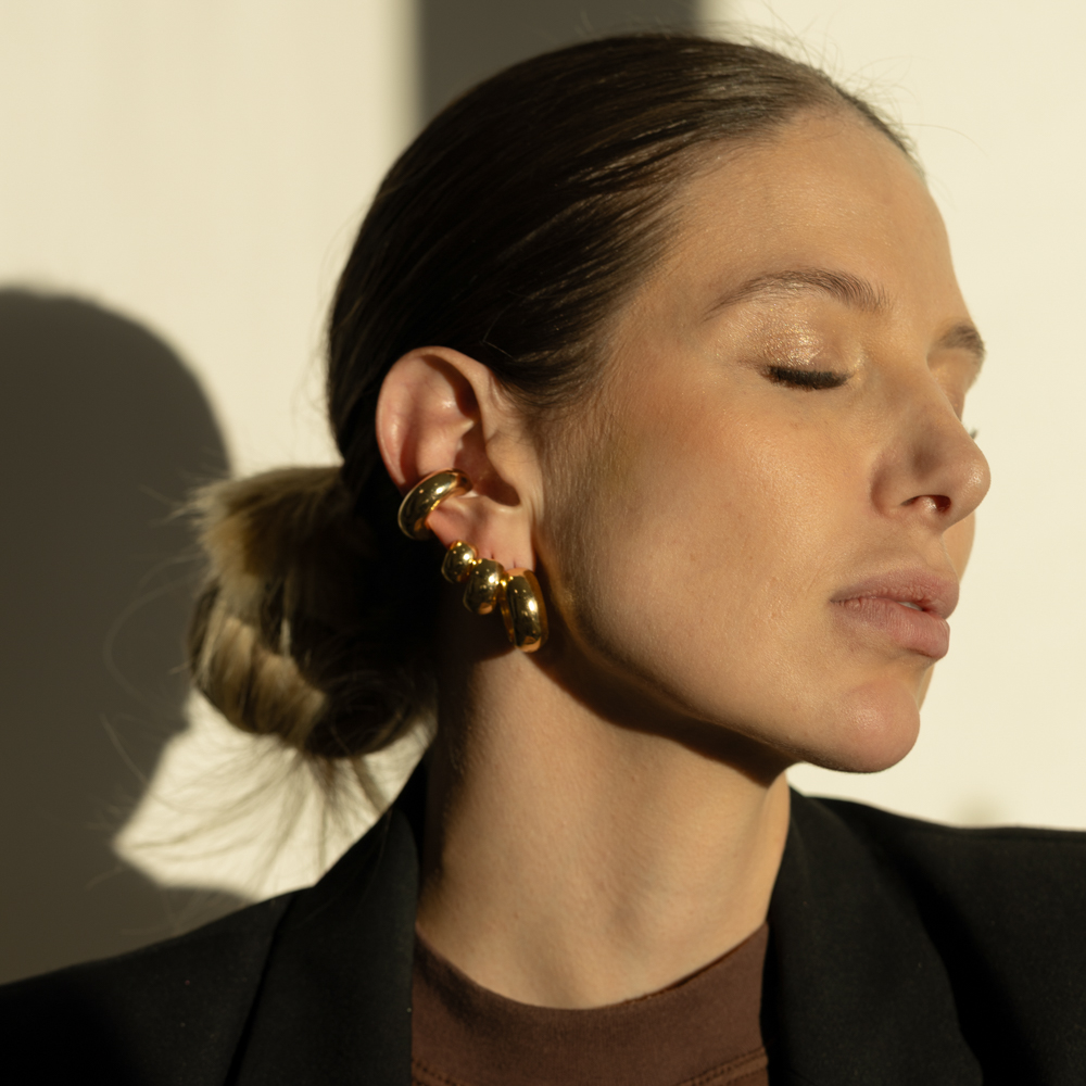 BRINCO FAKE ABAULADO BANHO PRATA