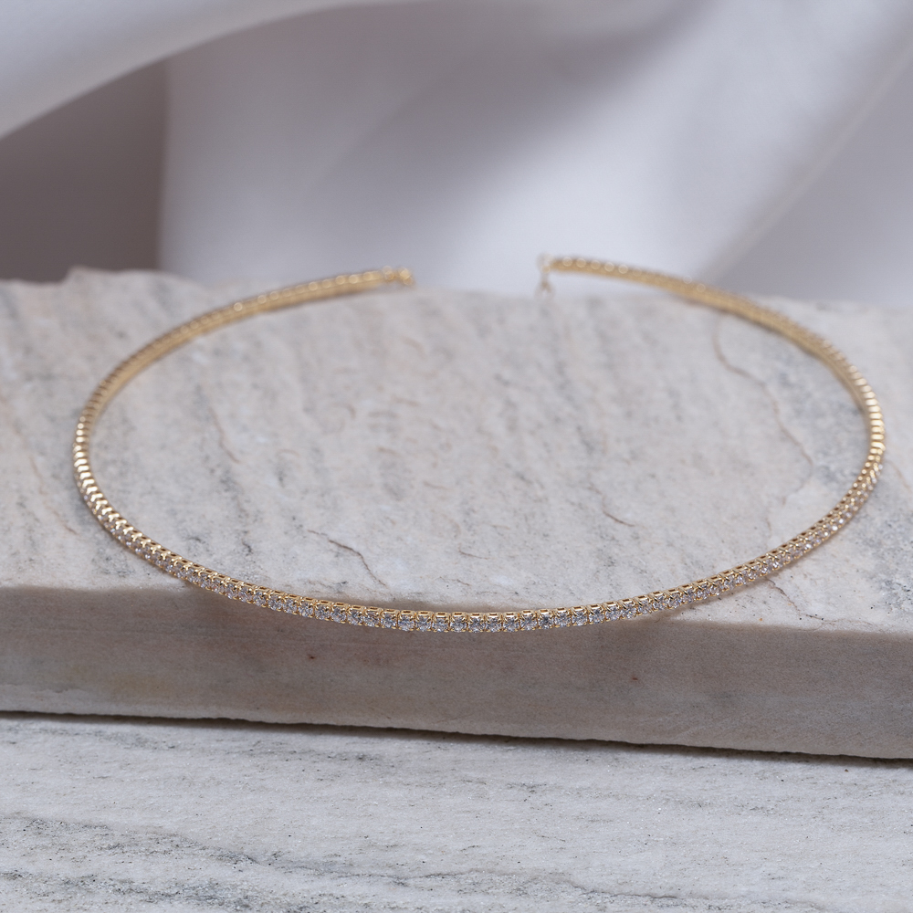 COLAR ARO RIVIERA PP BANHO OURO 18K