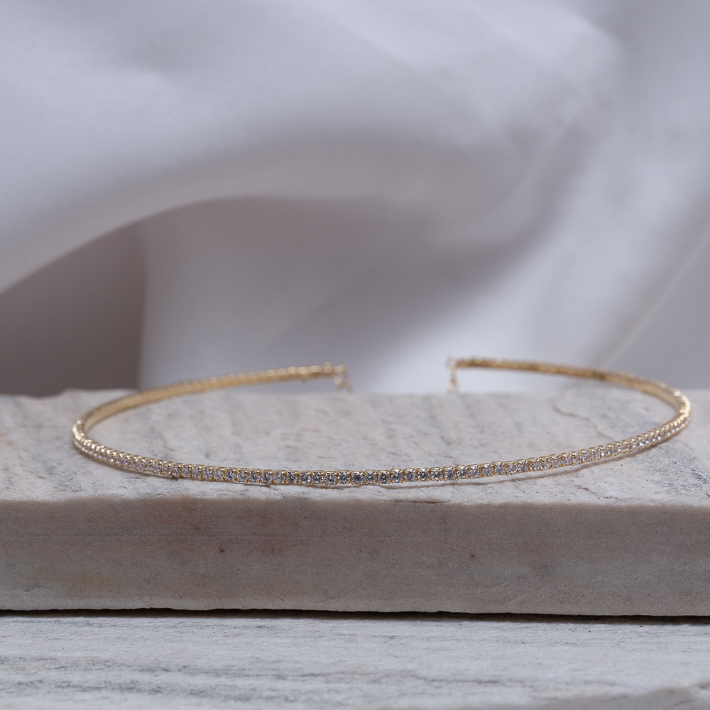 COLAR ARO RIVIERA PP BANHO OURO 18K