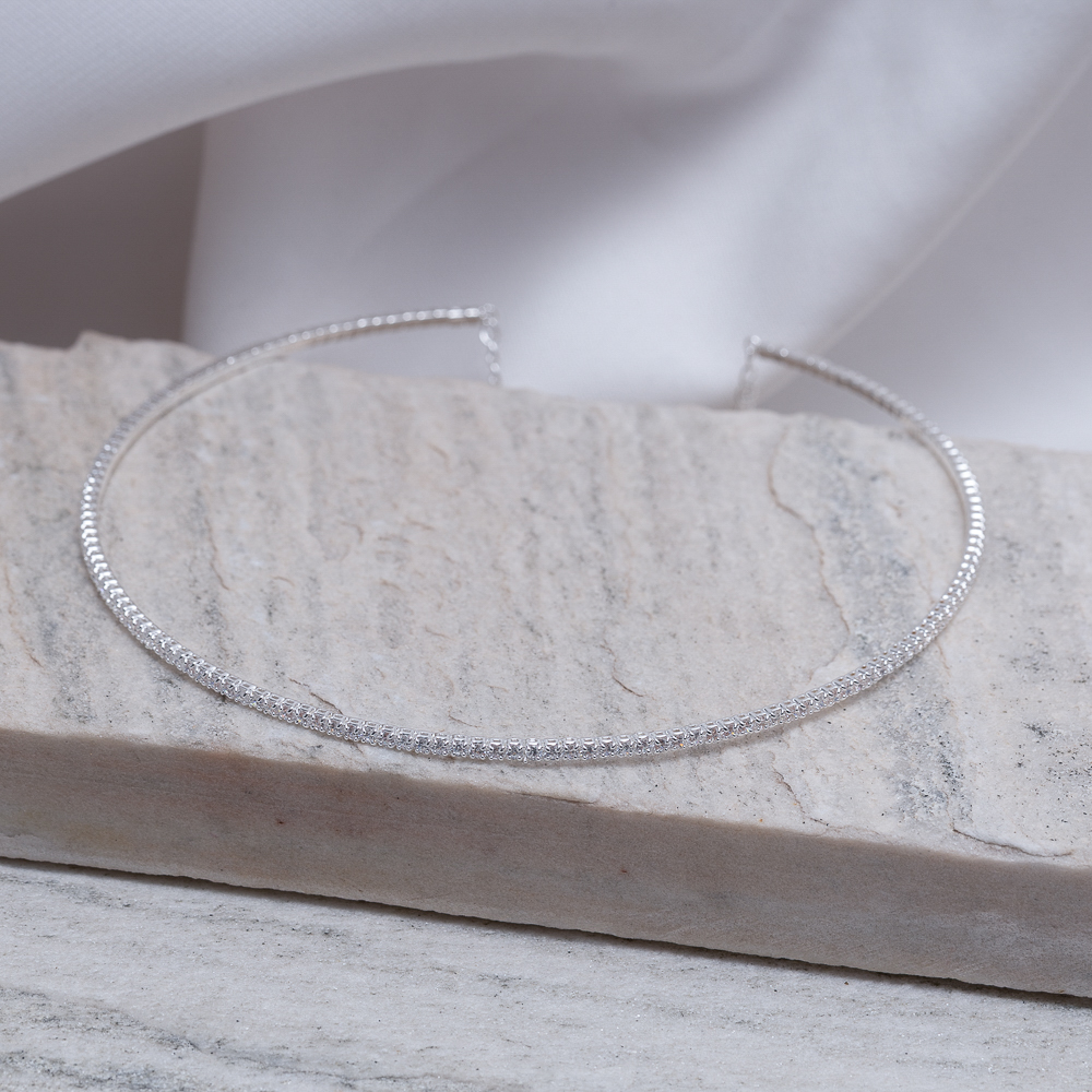 COLAR ARO RIVIERA PP BANHO PRATA