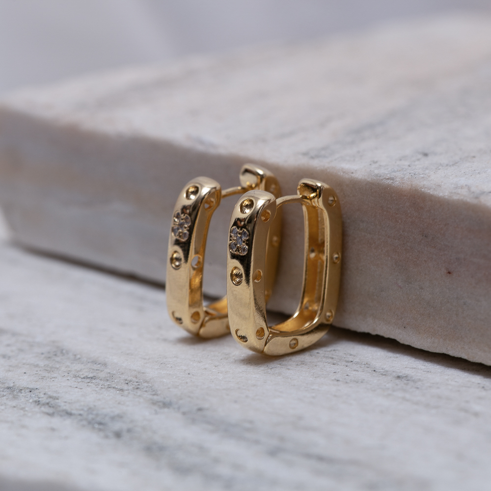 BRINCO CARTIER COM CRISTAIS BANHO OURO 18K