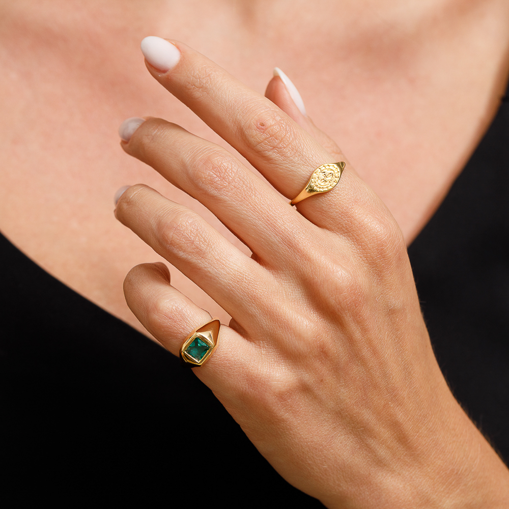 ANEL SOLARIS BANHO OURO 18K