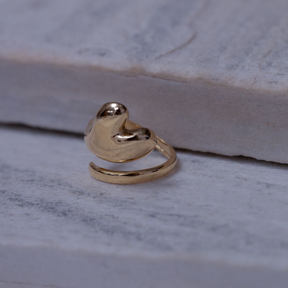 ANEL SEREIA ORGÂNICO BANHO OURO 18K