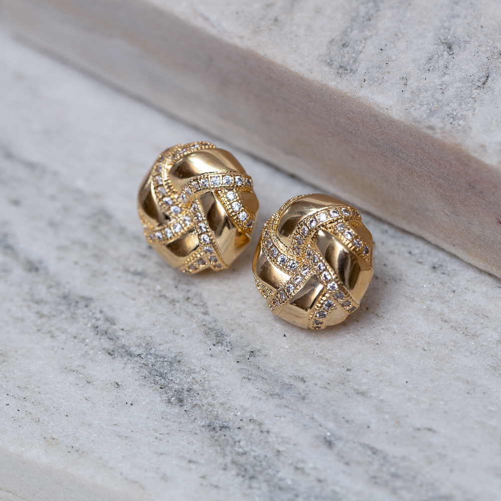 BRINCO NÓZINHO COM ZIRCÔNIAS BANHO OURO 18K