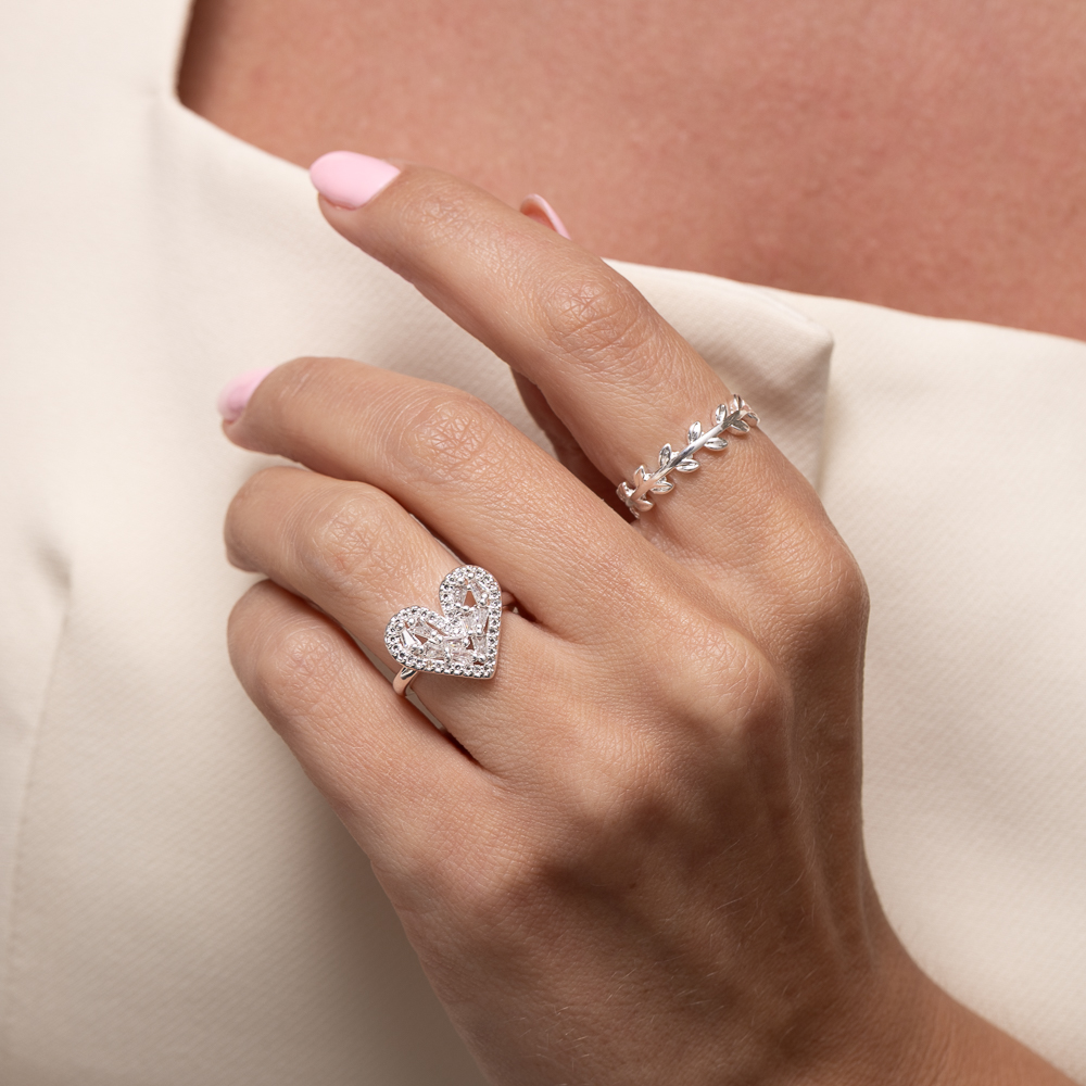 ANEL RAMINHOS LISOS BANHO PRATA