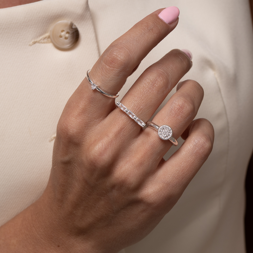 ANEL CHUVEIRINHO REDONDO CRAVEJADO BANHO PRATA