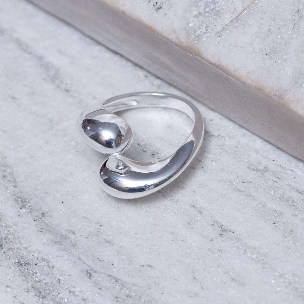 ANEL ABAULADO REGULÁVEL BANHO PRATA