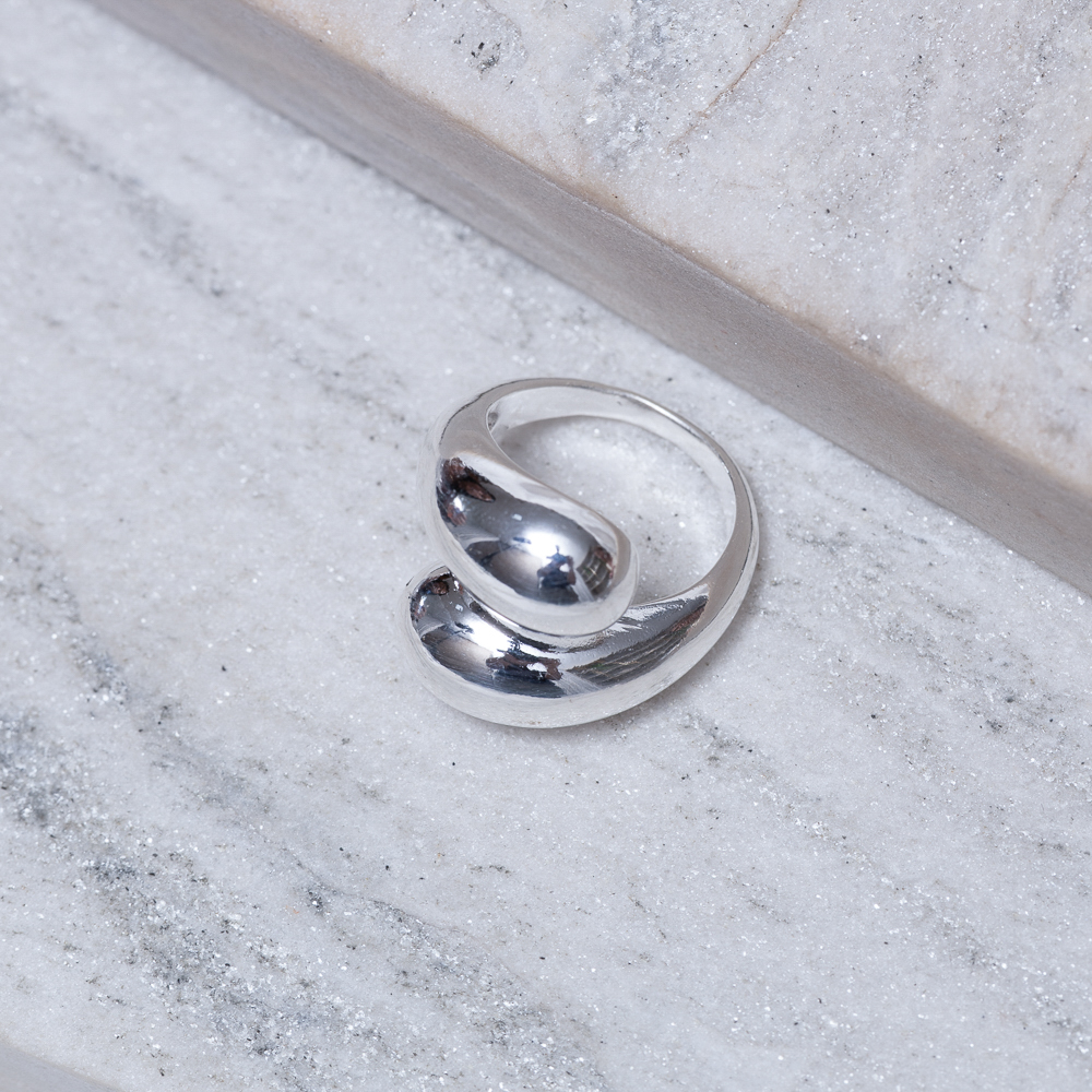 ANEL REDONDO ABAULADO REGULÁVEL BANHO PRATA