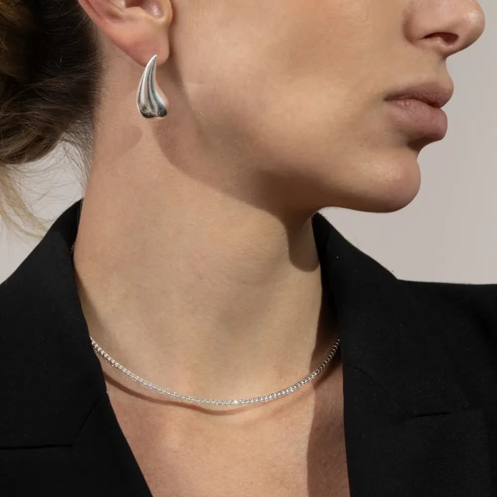 COLAR ARO RIVIERA PP BANHO PRATA