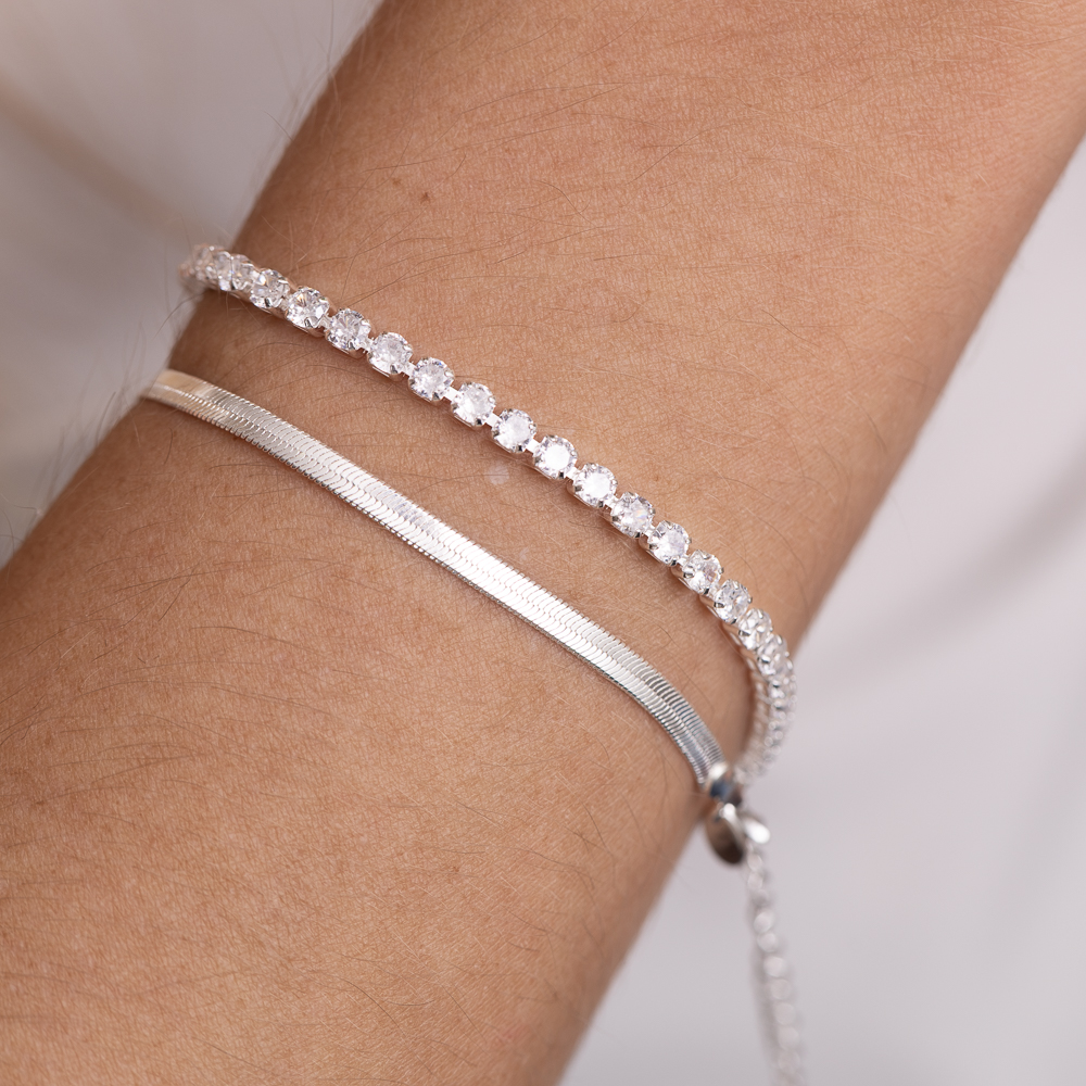 PULSEIRA RIVIERA P BANHO PRATA