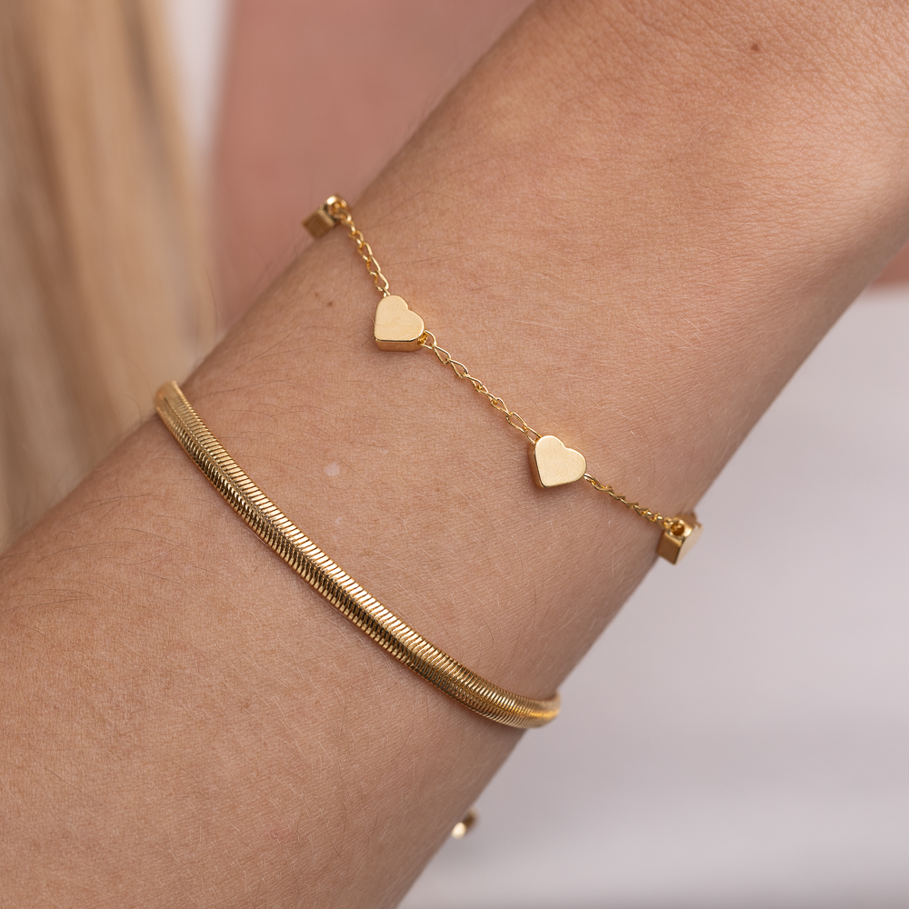 PULSEIRA FIO ALEMÃO P BANHO OURO 18K