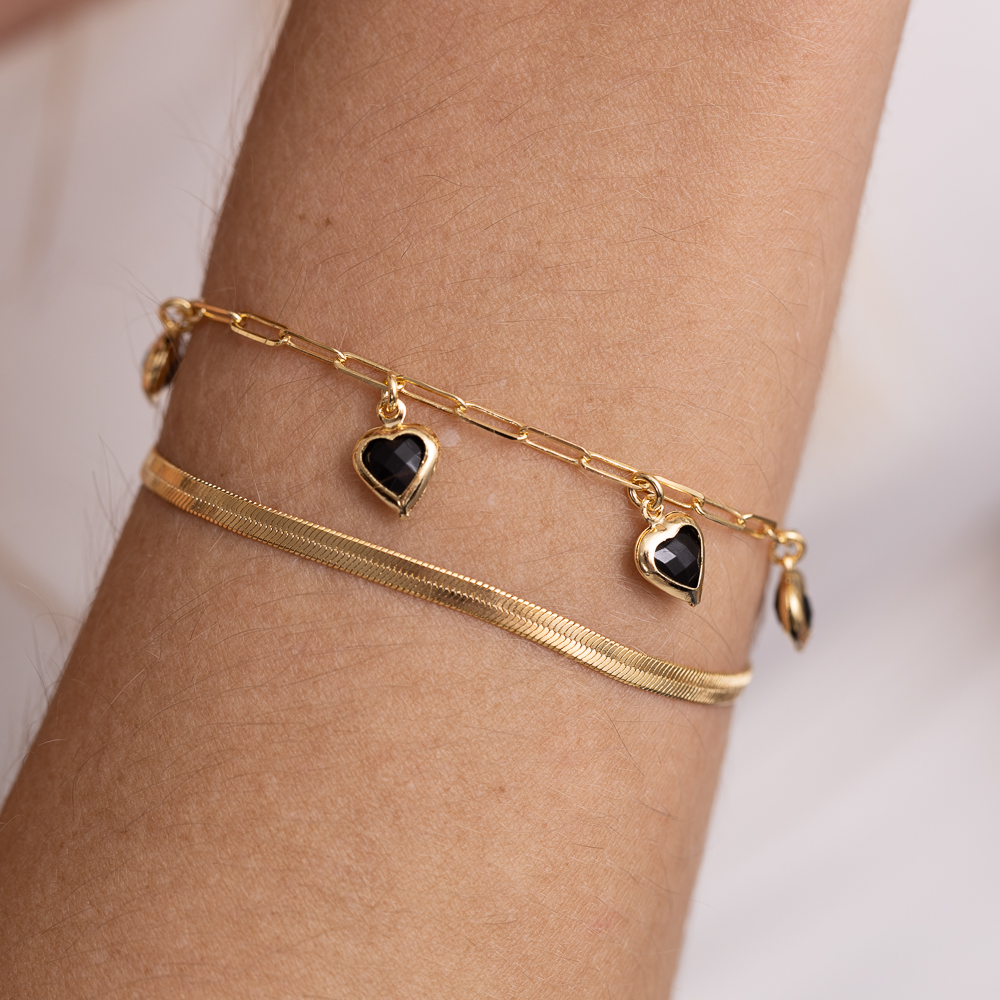 PULSEIRA FITA ESPELHADA PP BANHO OURO 18K