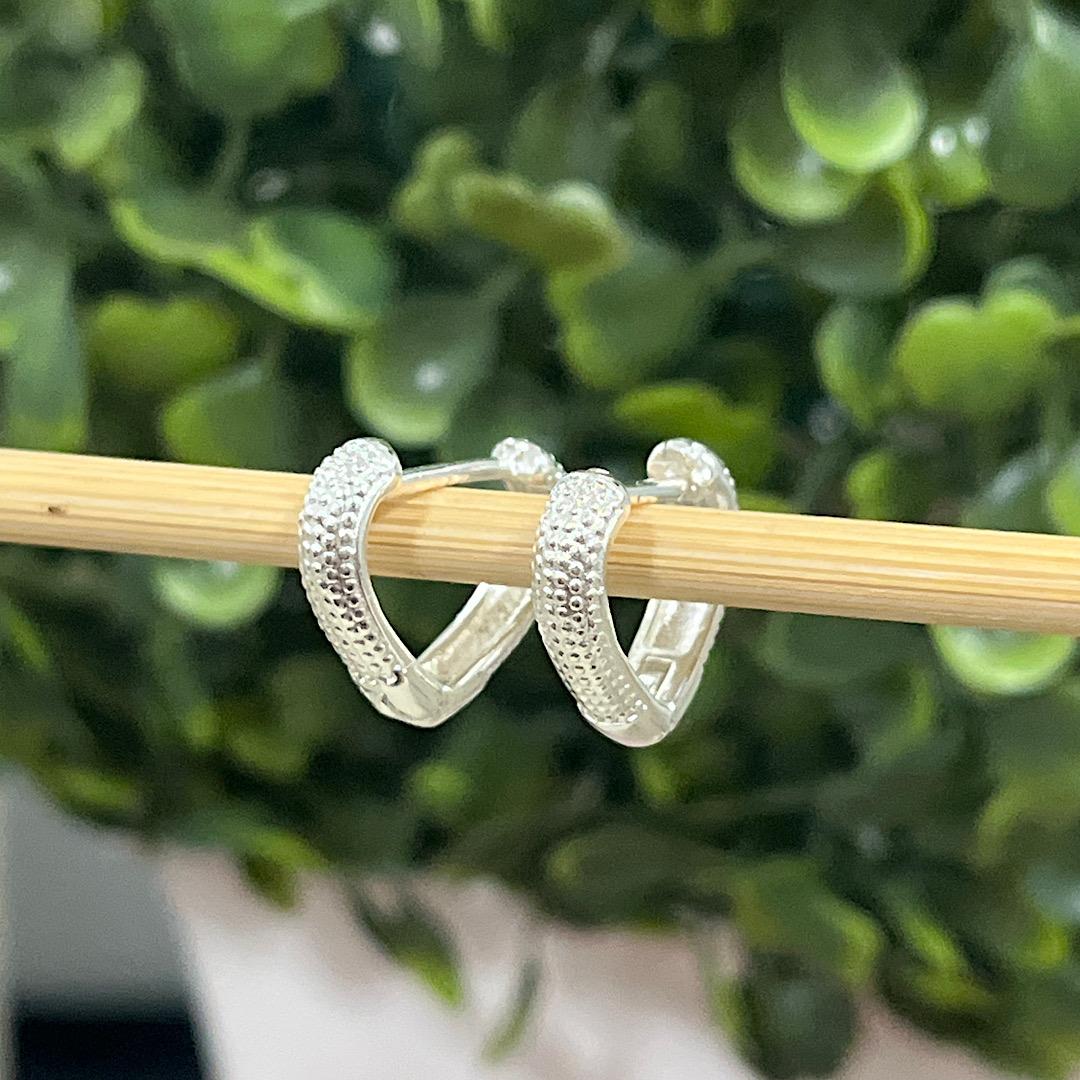 Brincos argola fosco Brincos argola fosco