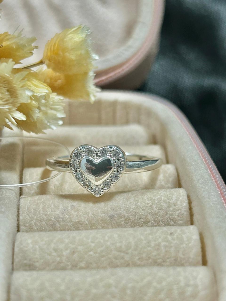Anel Coração Cheio